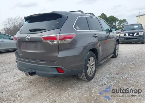 2016 Toyota Highlander Le from USA, damaged, VIN 5TDZARFH3GS017632